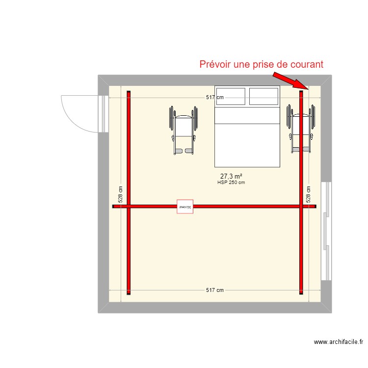  Remziye Gocgun systeme H. Plan de 1 pièce et 27 m2