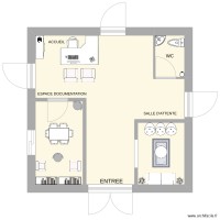 Plan du Hall d'accueil (Application 2 - RH)