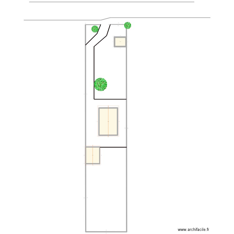 Plan maison avec garage. Plan de 3 pièces et 183 m2