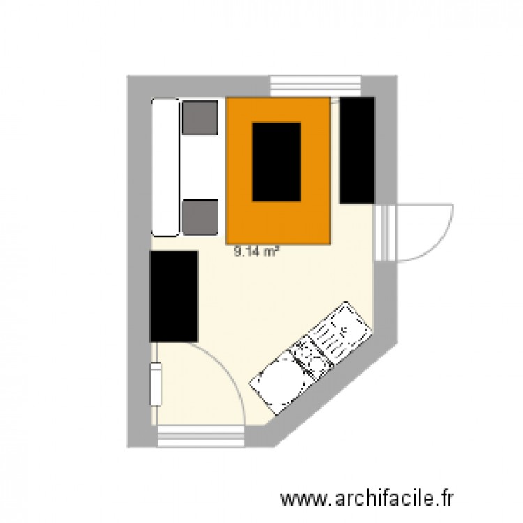 Appartement Titi. Plan de 0 pièce et 0 m2