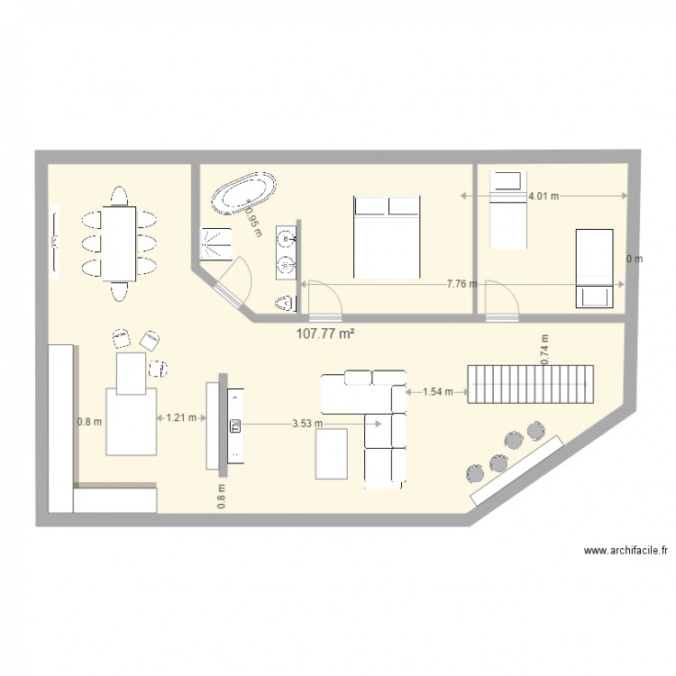 Habitation 3. Plan de 0 pièce et 0 m2