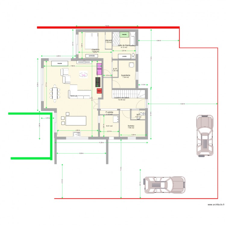 plan masse maison 30 mai 2015. Plan de 0 pièce et 0 m2