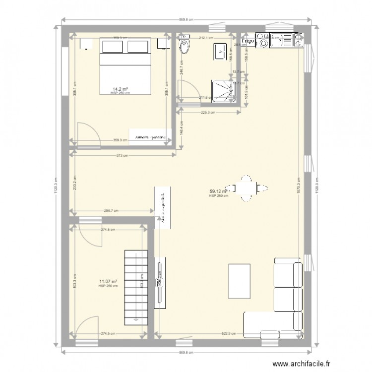 1 etage v3. Plan de 0 pièce et 0 m2