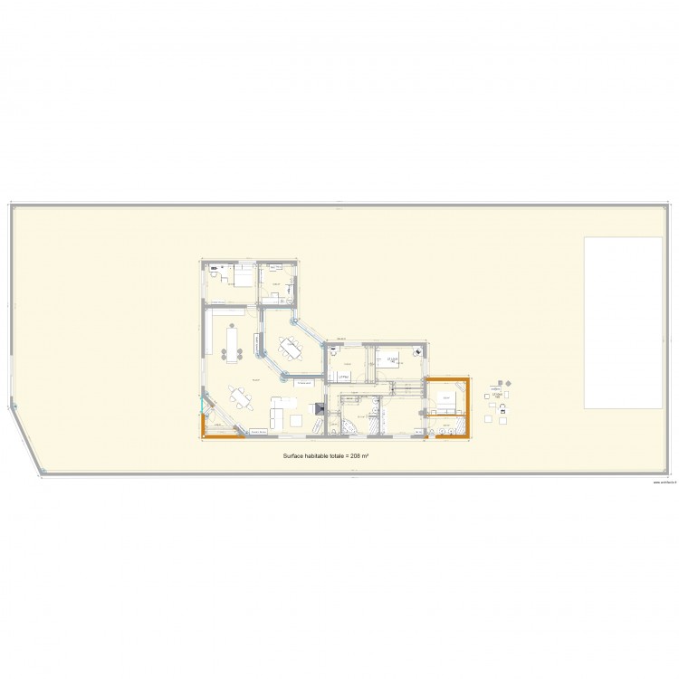Plan maison Extension 2. Plan de 0 pièce et 0 m2