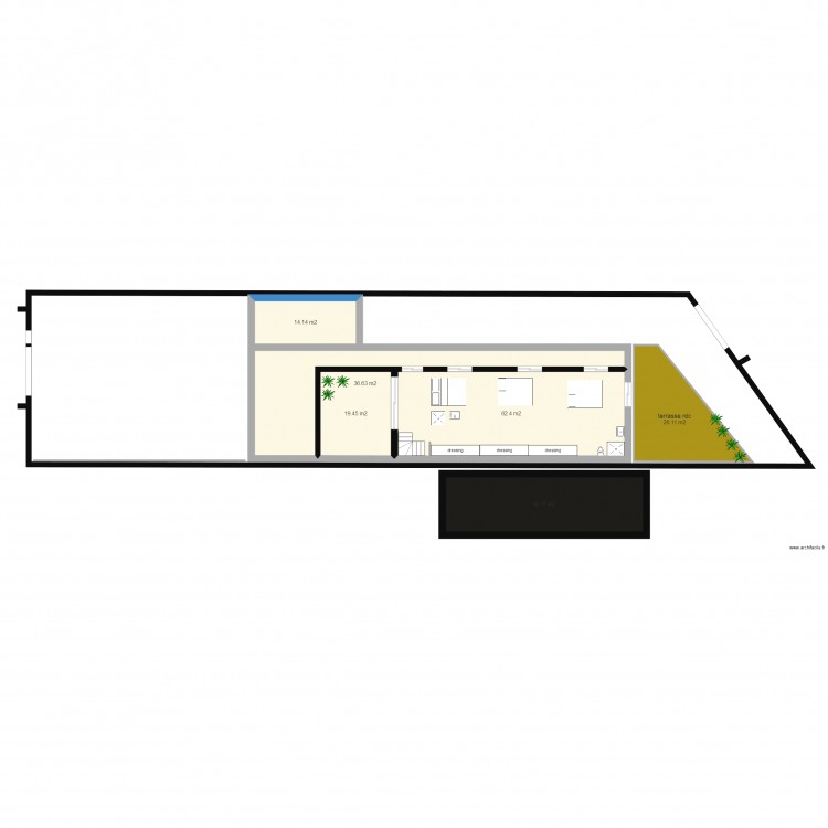 surface PLU etage. Plan de 0 pièce et 0 m2