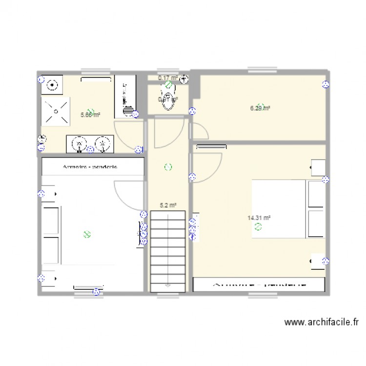 Extension etage. Plan de 0 pièce et 0 m2