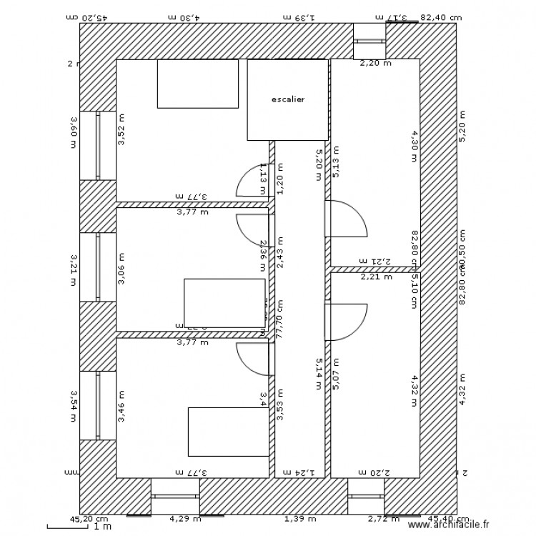 Maison-grosse-botte-avec-etage-etage. Plan de 0 pièce et 0 m2
