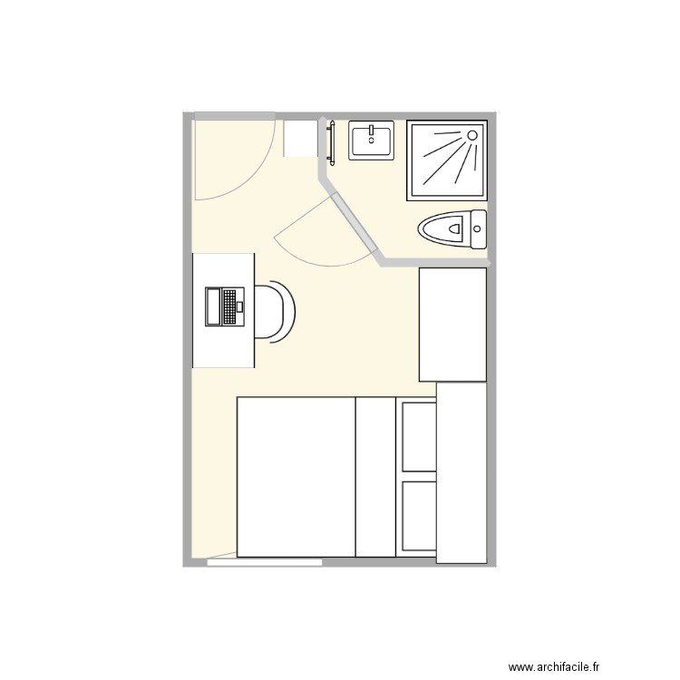 chambres 2 et 3 étage 1. Plan de 0 pièce et 0 m2