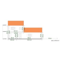 PCMI5 Plan des façades et des toitures Façade nord projet
