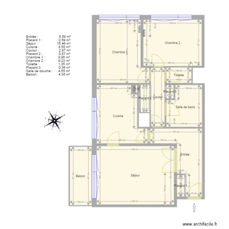 Plan d appartement 24 05 2017 1548. Plan de 0 pièce et 0 m2