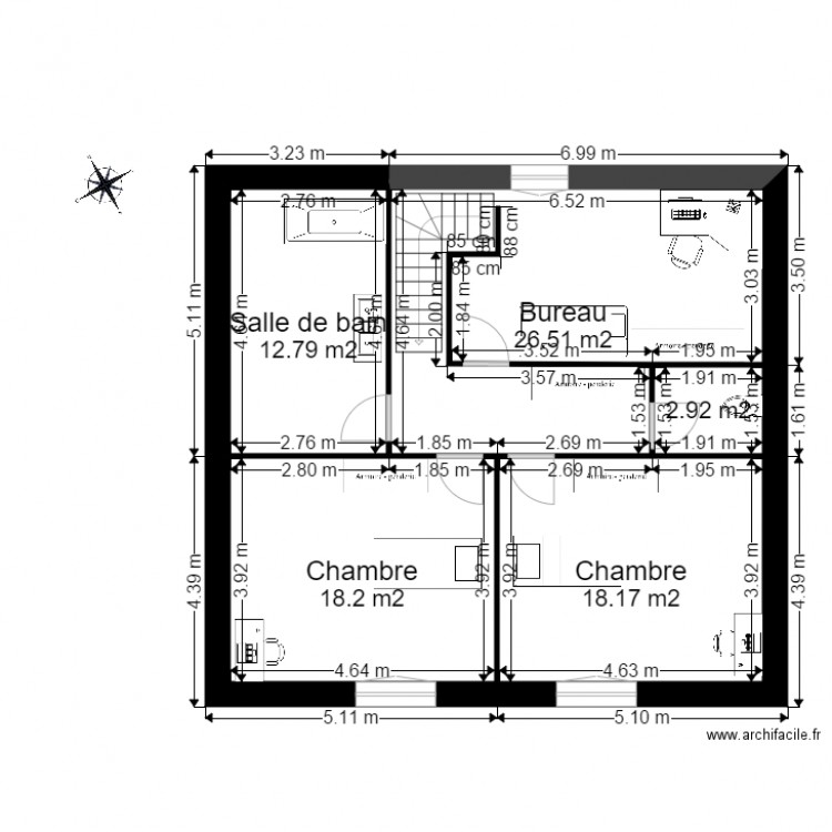Maison individuelle. Plan de 0 pièce et 0 m2