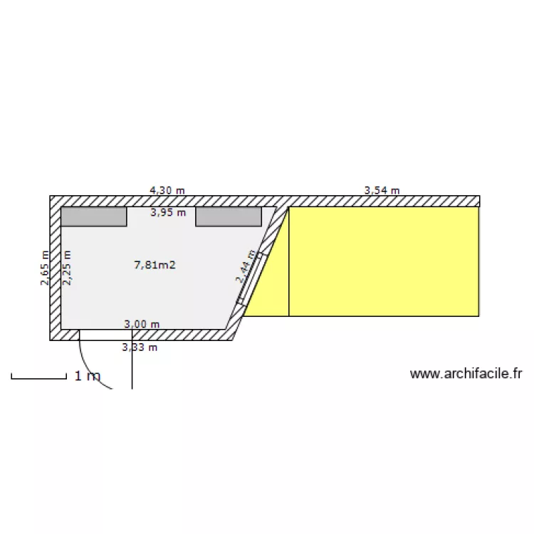 abri de jardin. Plan de abri de jardin. Plan de