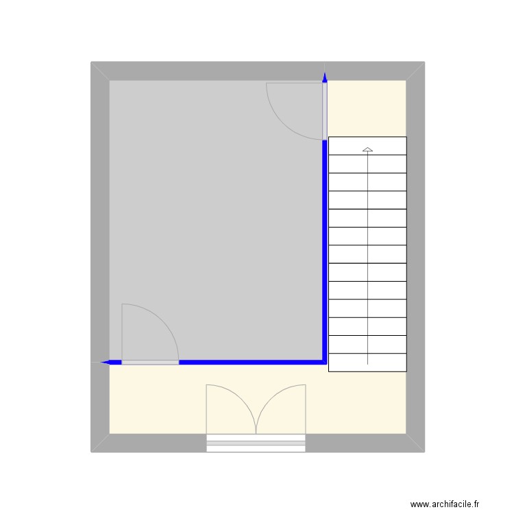 FR EDF ENR. Plan de 2 pièces et 21 m2