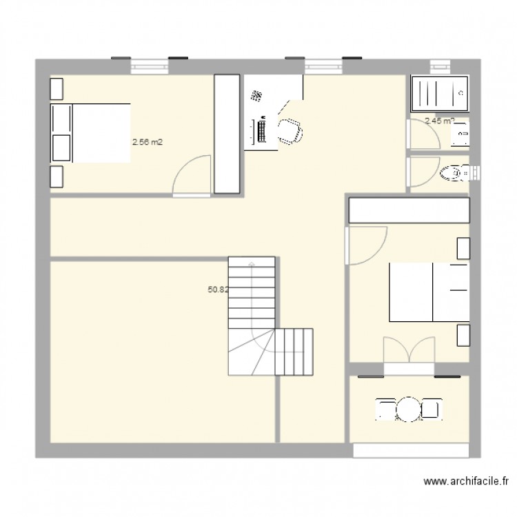 fred et kiki etage 3. Plan de 0 pièce et 0 m2