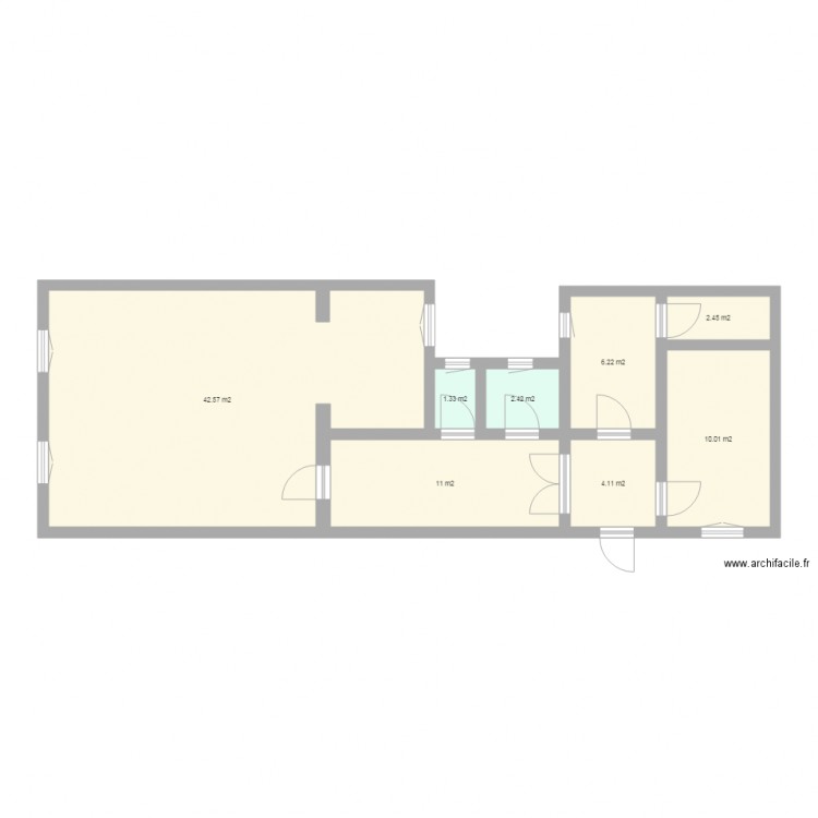 Appartement 4 chambre visite du 23 Mars. Plan de 0 pièce et 0 m2