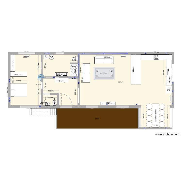 Appartement Soignies - THE ONE 2. Plan de 3 pièces et 142 m2