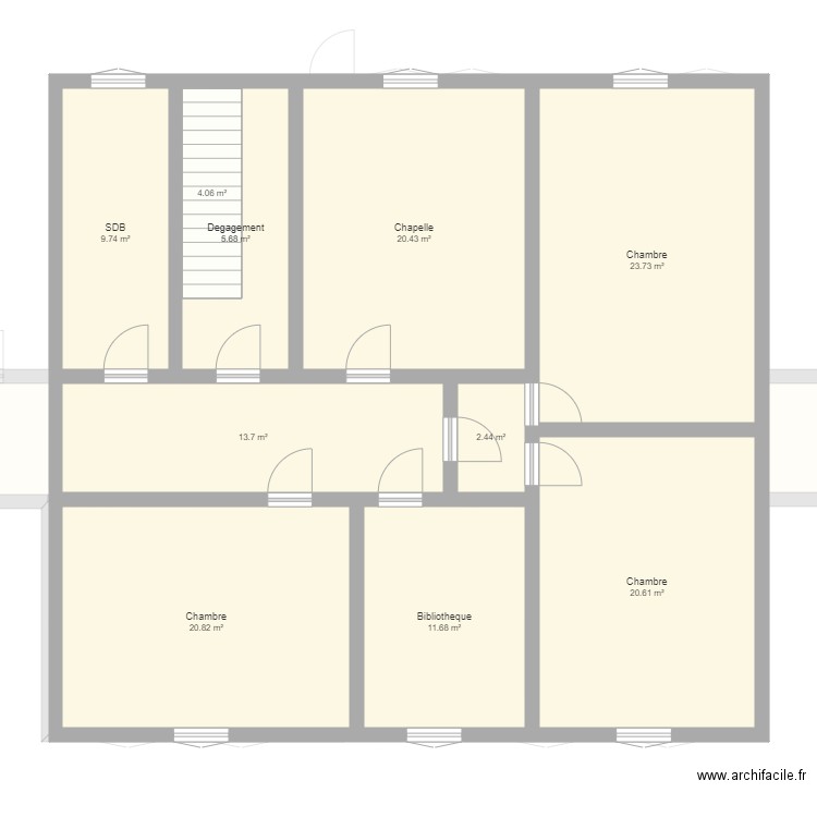 Plan 63001562 Sansat Etage. Plan de 0 pièce et 0 m2