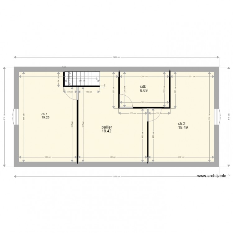 PLAN etage 1. Plan de 0 pièce et 0 m2