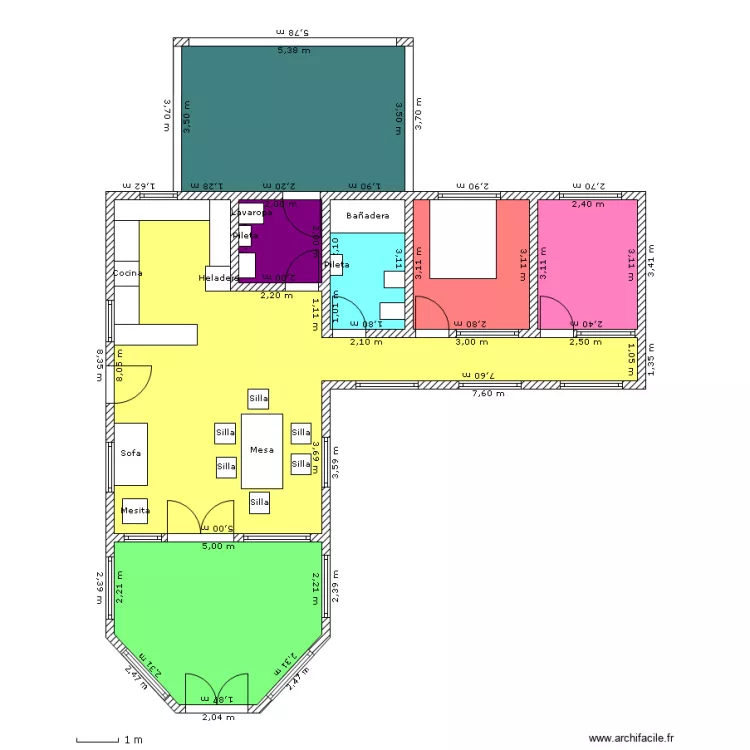 Maison 9. Plan de Maison 9. Plan de