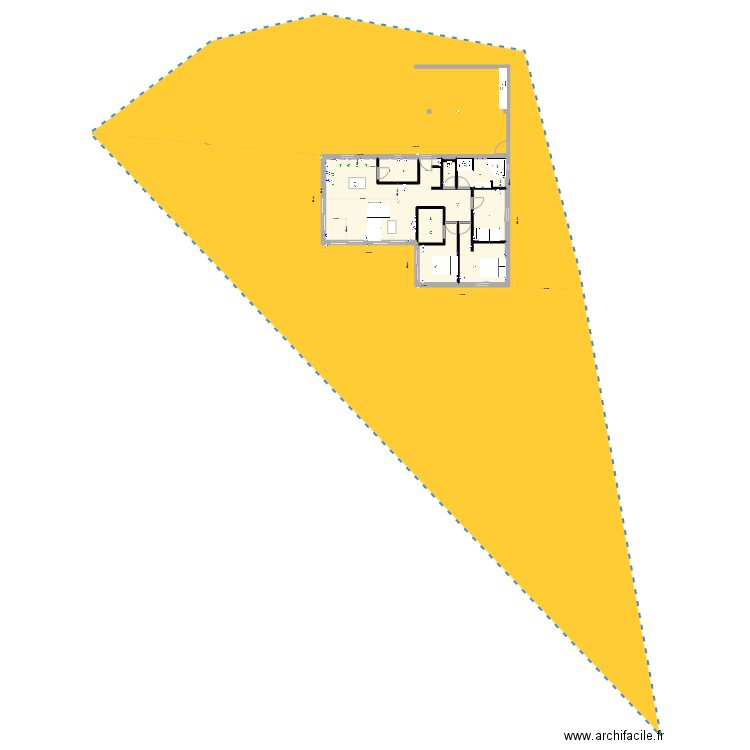 maison bois e. Plan de 9 pièces et 95 m2