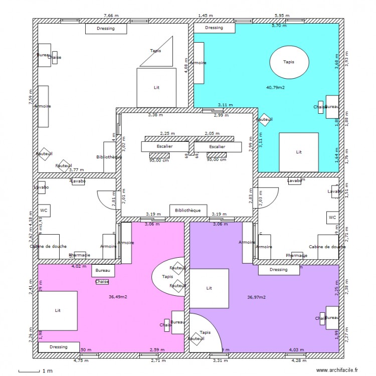 Maison 2 (Etage). Plan de 0 pièce et 0 m2