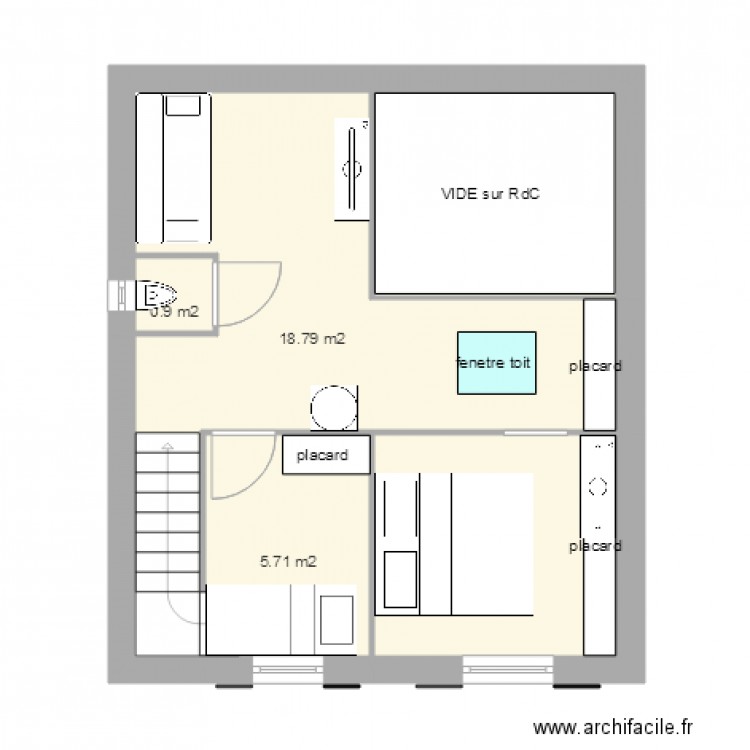 etage Issarles2. Plan de 0 pièce et 0 m2