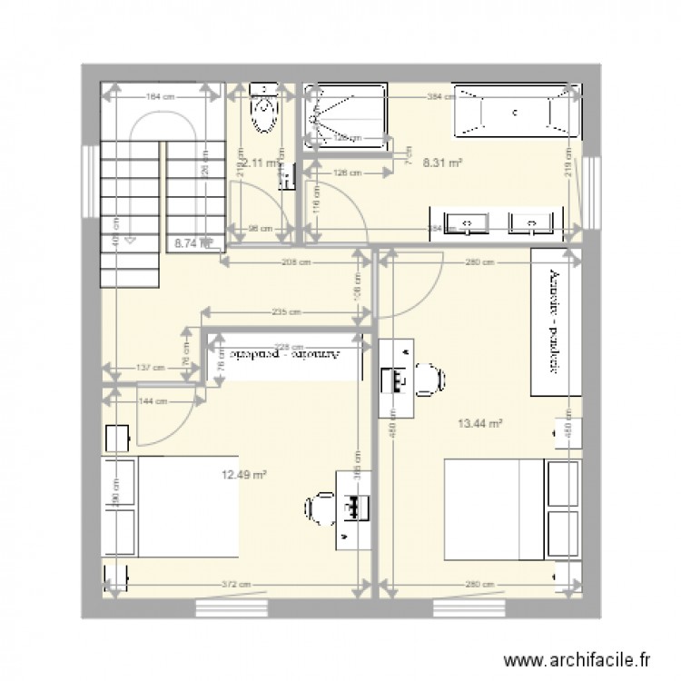 FERME etage2. Plan de 0 pièce et 0 m2