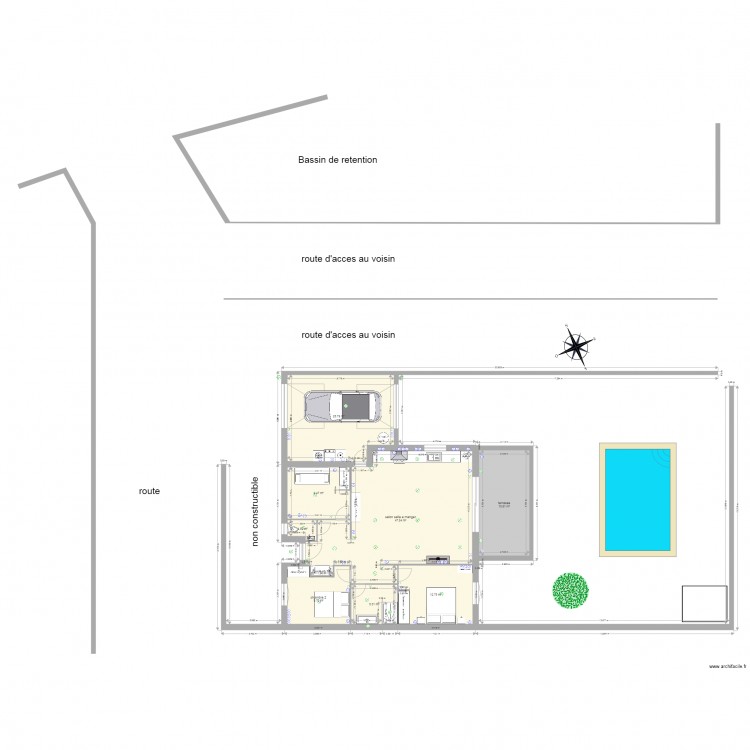 plan maison DEFINITIF v3. Plan de 0 pièce et 0 m2