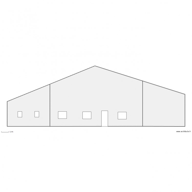 facade-sud-stjust. Plan de 0 pièce et 0 m2