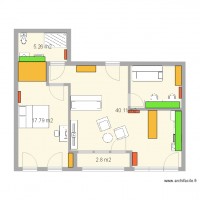 Plan appartement aménagé