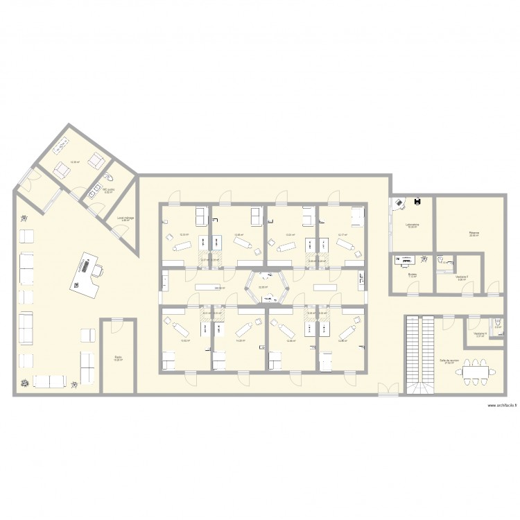 Cabinet Lacoste plan A. Plan de 0 pièce et 0 m2
