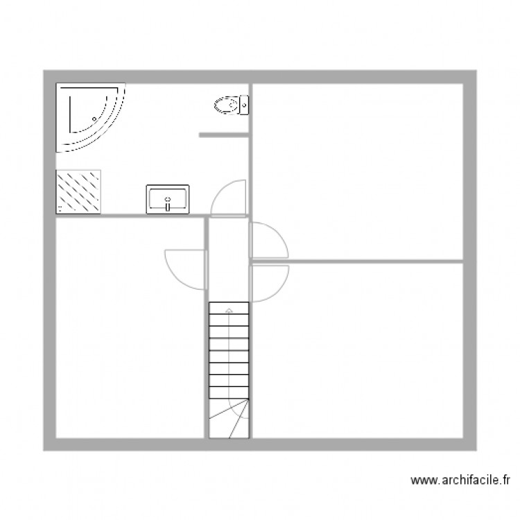 etage pinel. Plan de 0 pièce et 0 m2