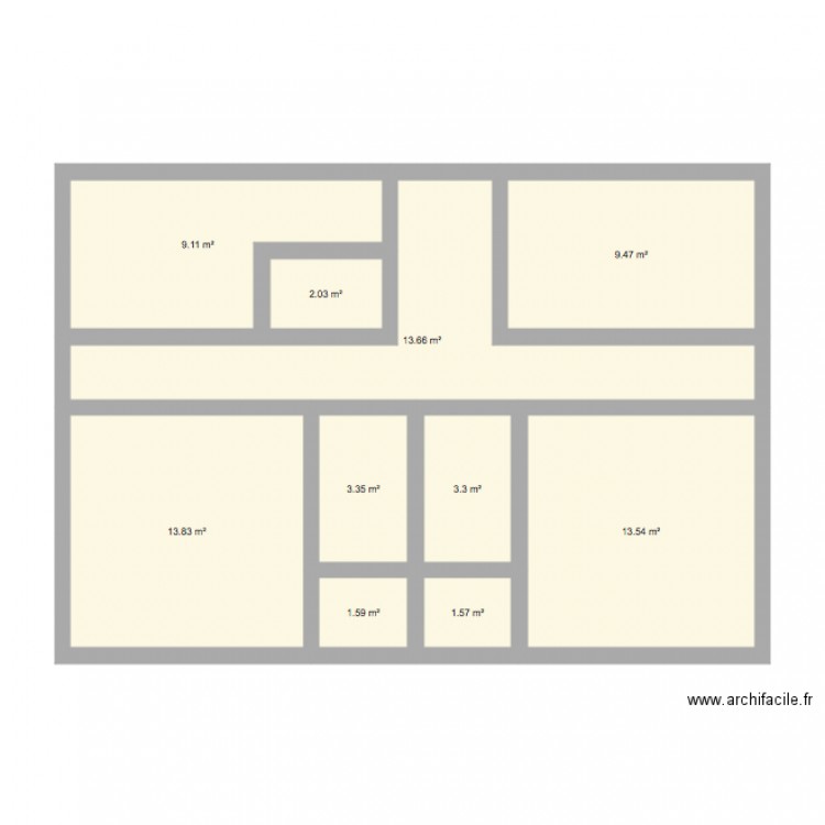 etage n1 maison 1. Plan de 0 pièce et 0 m2