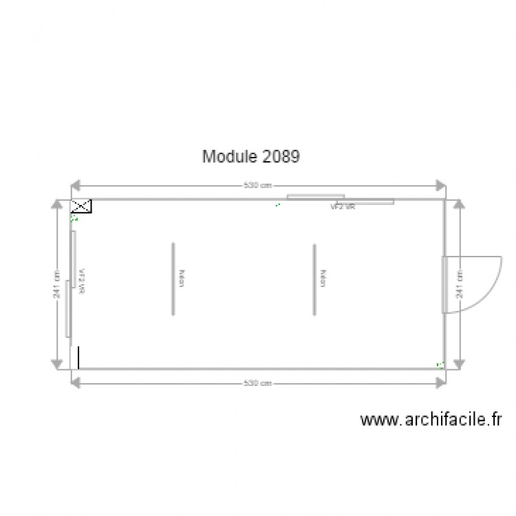 module 2089 a. Plan de 0 pièce et 0 m2