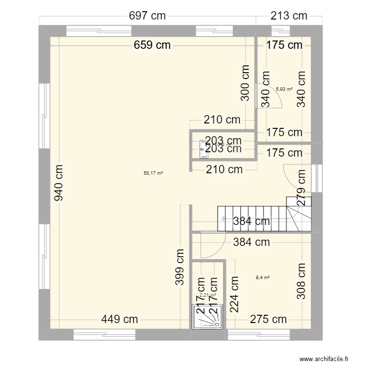 Saint remy 2. Plan de 19 pièces et 153 m2