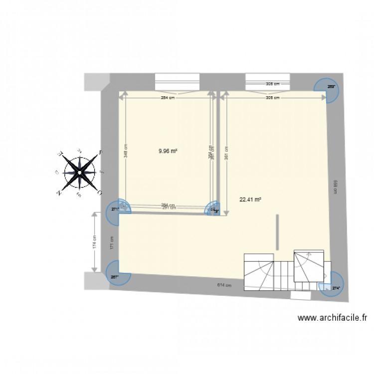 CONNERRE Etage 1. Plan de 0 pièce et 0 m2