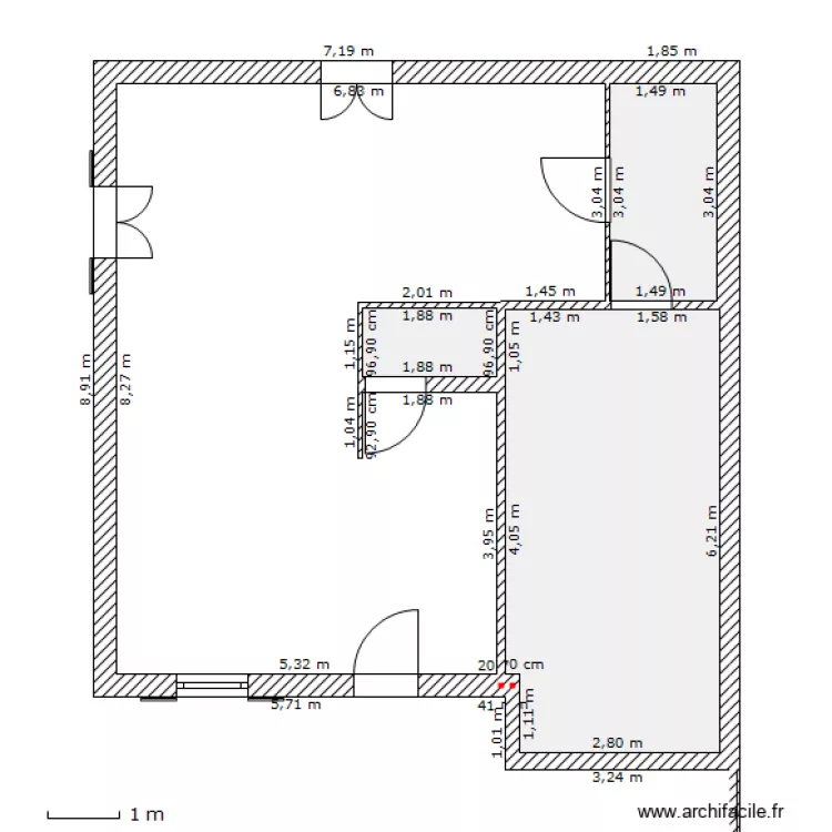 maison RDC. Plan de maison RDC. Plan de