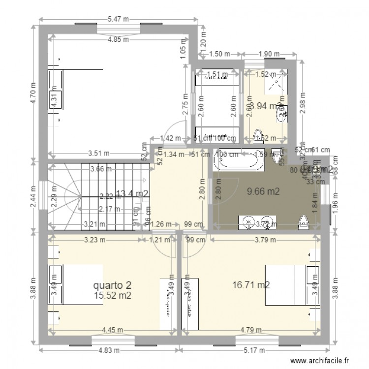 maison pt modif1 etage. Plan de 0 pièce et 0 m2