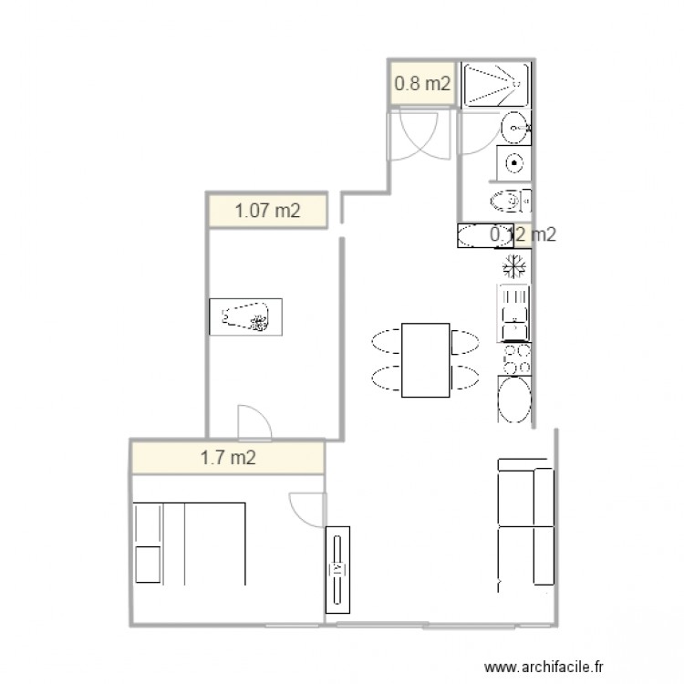 20150922 sdb entrée et salon veranda 5. Plan de 0 pièce et 0 m2