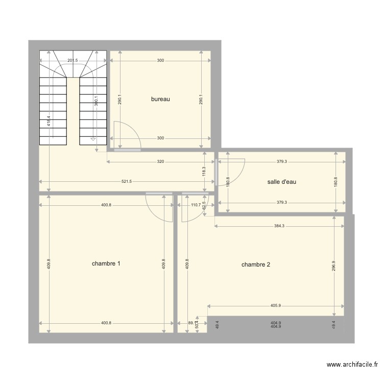 clerget étage 1. Plan de 0 pièce et 0 m2