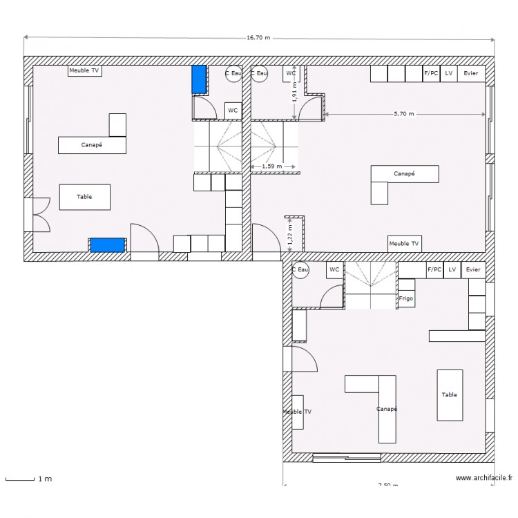 Plan RDC 08 06 2014 implantation interieur. Plan de 0 pièce et 0 m2
