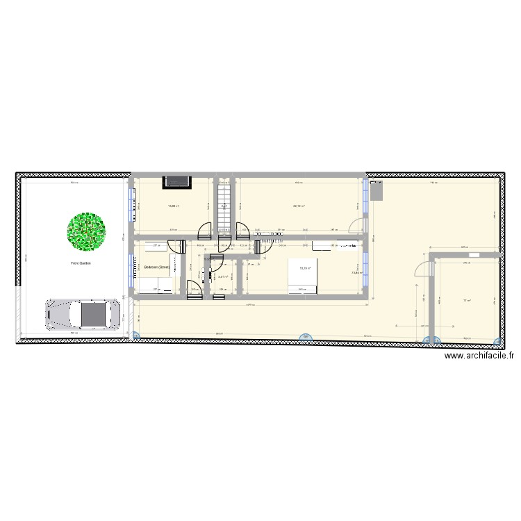 Maison cherrybrook extention after. Plan de 15 pièces et 437 m2