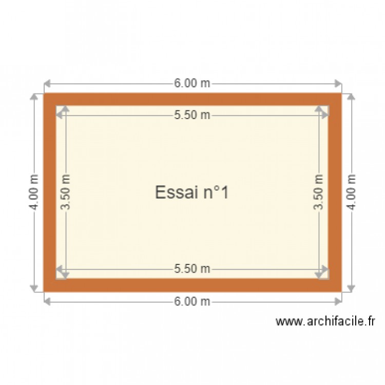 ESSAI 1. Plan de 0 pièce et 0 m2