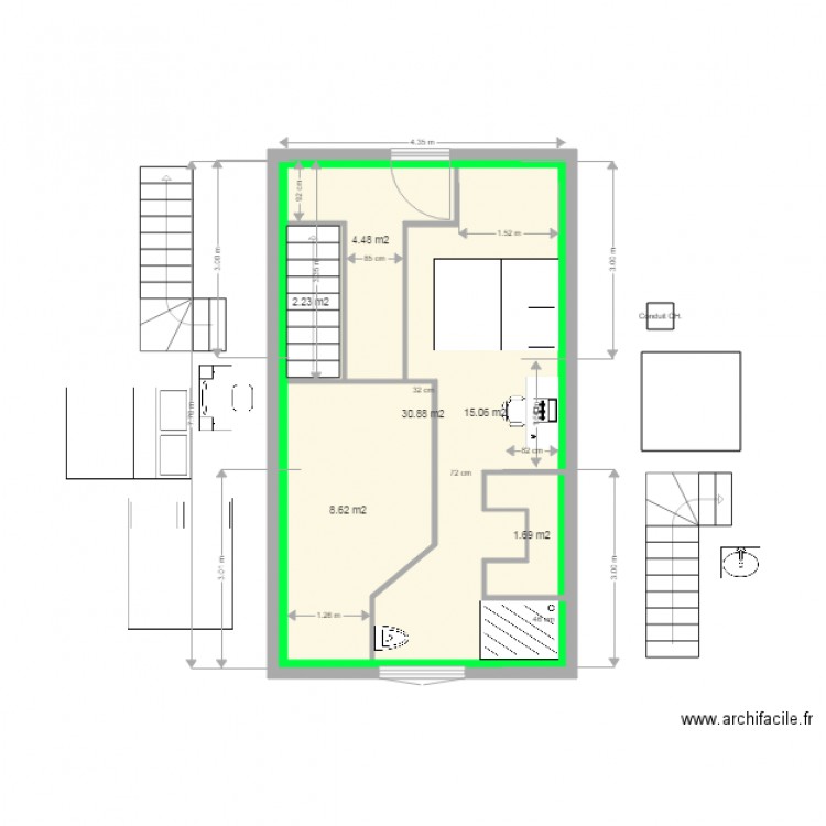 Maison etage futur v4 1. Plan de 0 pièce et 0 m2