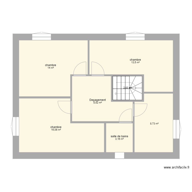 Maison Ria etage. Plan de 0 pièce et 0 m2