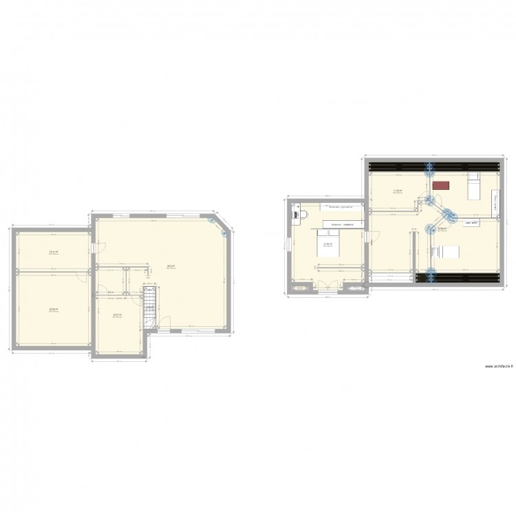 Maison Pavilly 2 alternative 1. Plan de 0 pièce et 0 m2