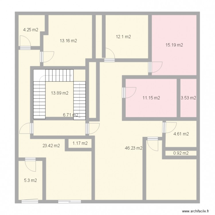 appartement model3ch. Plan de 0 pièce et 0 m2