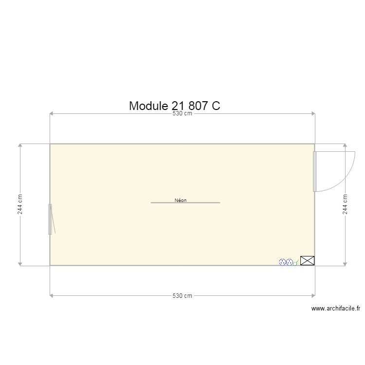 Module 21 807 C. Plan de 0 pièce et 0 m2