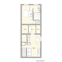Plan apartment aménagé Toulon