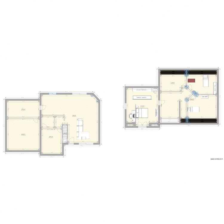 Maison Pavilly alternative 2. Plan de 0 pièce et 0 m2